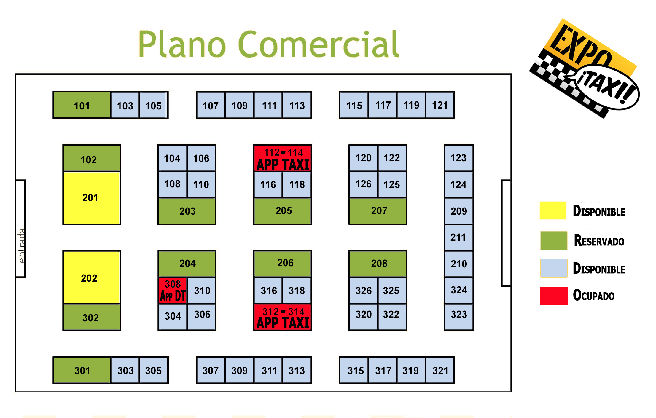 Plano Comercial, Expo-Taxi 2018